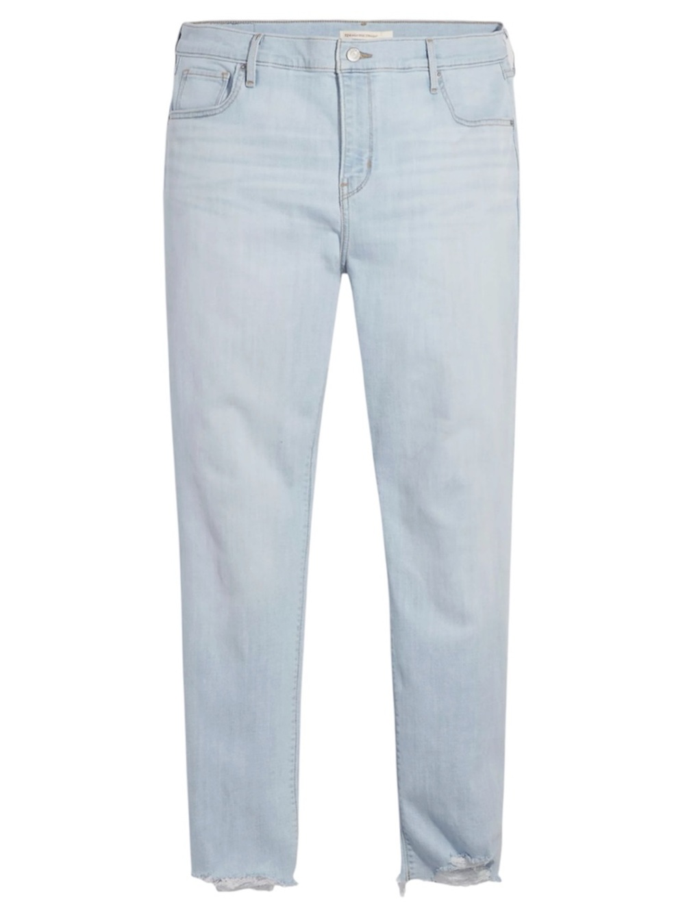 LEVI’S Light Wash 724 High-Rise Slim Straight Jeans Plus Size 26W